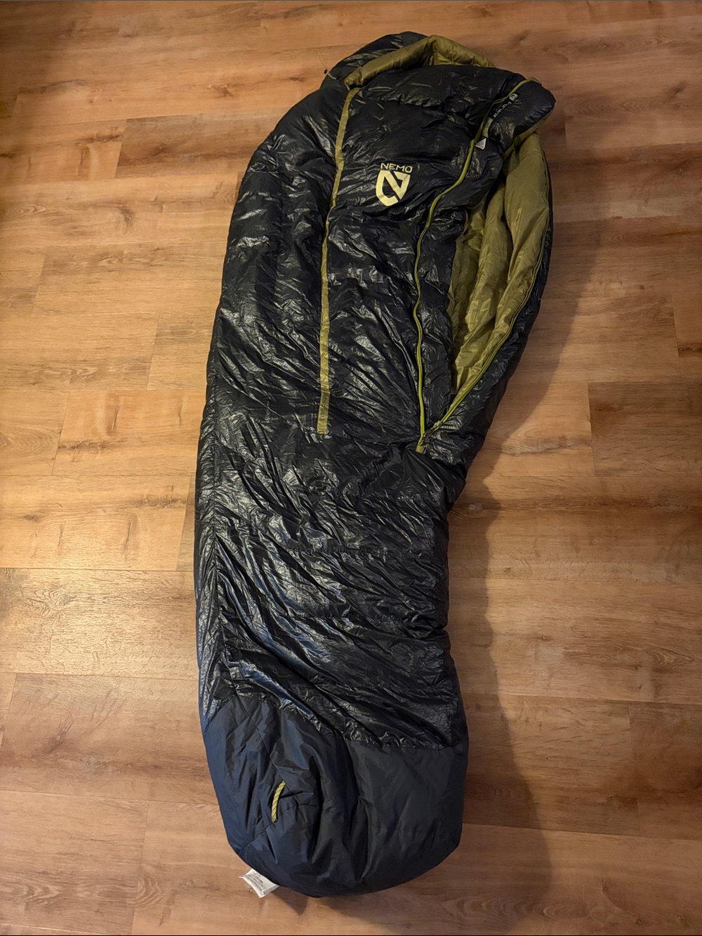 Nemo equipment coda sleeping bag down regular 10° ultralight backpacking camp